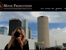 Tablet Screenshot of amovieproductions.com